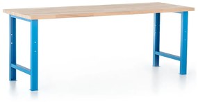 Dielenský stôl Basic 220 x 80 cm, modrá