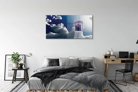 Obraz na akrylátovom skle Sky schody eye 125x50 cm