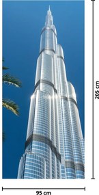 Fototapeta na dvere - Burj Khalifa (95x205cm)