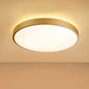 Brilagi - Stmievateľné LED svietidlo GLASS POOL DOUBLE LED/60W/230V 50 cm zlaté + diaľkové ovládanie