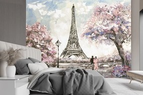 Gario Fototapeta Paríž, Eiffelova veža na jar Materiál: Vliesová, Rozmery: 300 x 210 cm