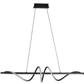 Stmievateľný LED luster na lanku LED/50W/230V 3000-6500K 100 cm + diaľkové ovládanie