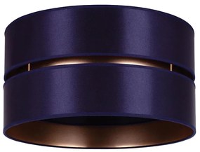 Duolla - Stropné svietidlo DUO 1xE27/15W/230V pr. 40 cm modrá/zlatá