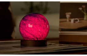 Tmavo prírodná svetelná dekorácia na USB ø 8 cm Galaxy Breeze – Gingko