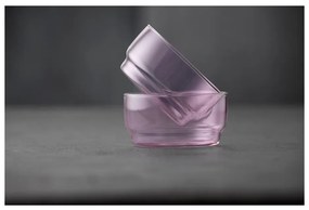 Ružové sklenené misky v súprave 2 ks 500 ml Torino – Lyngby Glas