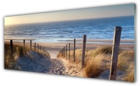 Obraz plexi Pláž chodník krajina 125x50 cm