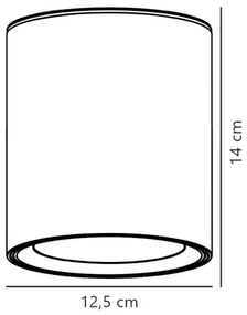 Nordlux - LED kúpeľňové bodové svietidlo LANDON LED/6,5W/230V IP44 čierne