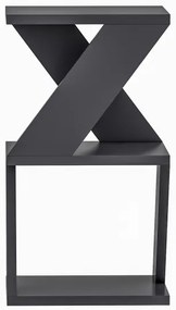 Odkladací stolík ALBENI 50x30 cm antracit
