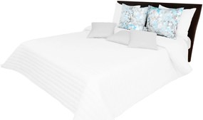 Dekorstudio Jednofarebný prehoz na posteľ NMG-06 biely Rozmer prehozu (šírka x dĺžka): 170x210cm