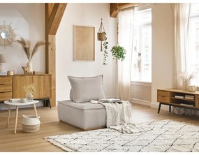 Béžové ženilkové kreslo Elisa – Bobochic Paris