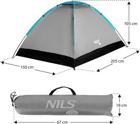 NC3021 ŠEDÝ TURISTICKÝ STAN NILS CAMP