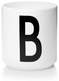 Design Letters Hrnček s písmenom B, white