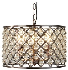 Searchlight 7813-3CU - Krištáľový luster na reťazi MARQUISE 3xE14/40W/230V