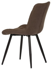 Autronic BONTEC Jedálenská stolička, hnedá, látka, CT-382 BR2 Farba: Šedá
