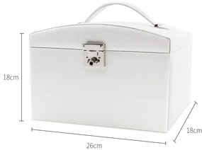 Bezdoteku Šperkovnica Lucy biela