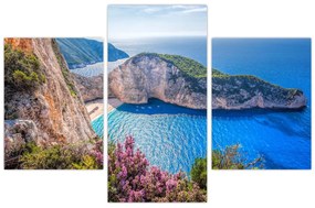 Obraz - Pláž Navagio, Grécko (90x60 cm)
