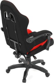 Herná stolička čierna / červená KA-R209 RED