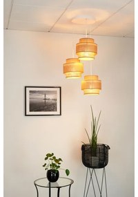 Brilagi - Luster na lanku SPACE YUTE 3xE27/15W/230V béžová/biela