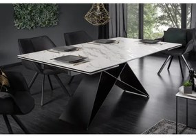 Rozkladací jedálenský stôl 39562 180/260 x 90cm White Look Ceramik  - Komfort-nábytok