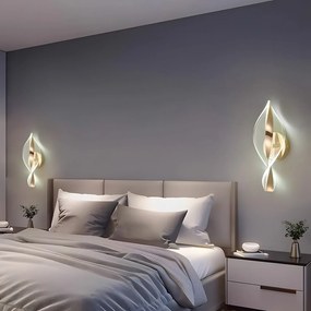 Toolight Toolight, LED nástenné svietidlo 5W, 4000K, G031-W, zlatá, OSW-00699