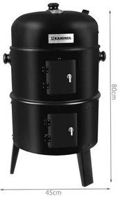 Záhradný gril/udiareň 3v1 KAMINER