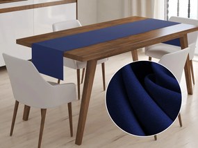 Biante Dekoračný behúň na stôl Rongo RG-084 Námornícka modrá 35x180 cm