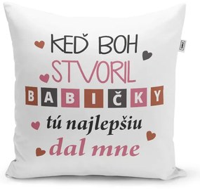 Sablio Vankúš Keď Boh stvoril babičky: 40x40 cm