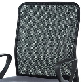 BONTEC Detská stolička, výškovo nastaviteľná, šedá sieťovina, KA-B047 GREY Farba: Šedá