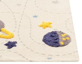 Detský bavlnený koberec 80 x 150 cm viacfarebný LANGSA Beliani