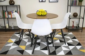 TRENDIE Jedálenský stôl EDDIE 80 cm jaseň