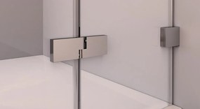 Polysan Polysan, FORTIS EDGE sprchové dvere do niky 900mm, číre sklo, pravé, FL1290R