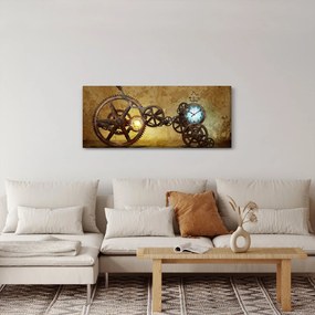 Obraz strojčekov historických hodín (120x50 cm)