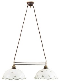 Kolarz 731.82.26 - Luster na lanku NONNA 2xE27/75W/230V zelená