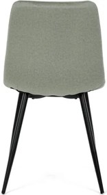 Jedálenská stolička zamatová, zelená DCL-X7015 GRN2