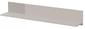 Nástenná polica ARUBA 20x120 cm béžová