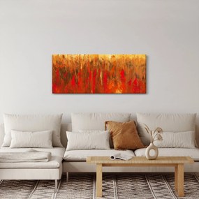 Obraz maľované abstrakcie (120x50 cm)