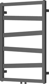 Mexen, Mexen Zoom dekoratívny kúpeľňový radiátor 770 x 530 mm, 275 W, antracit - W130-0770-530-00-66