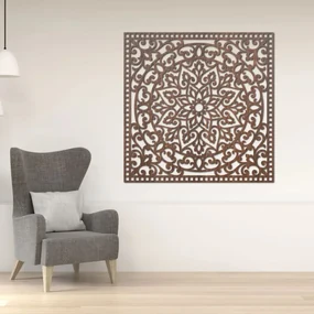 Drevený panel s mandalou orientálna mandala  | SENTOP HDF0514