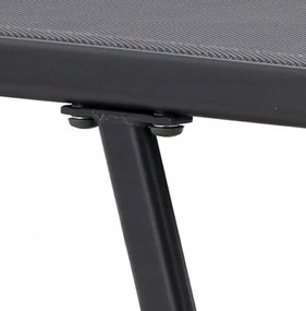 Garden Line ZÁHRADNÁ LEHÁTKO 195x69x94cm TMAVOSIVÁ *6111