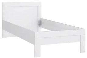 Jednolôžková posteľ SNOWIE 90x200 cm biela