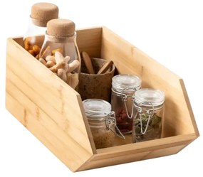 JJA Bambusový organizér, úložný box, 1komorový, SINGLE CAJA, 31x17x13