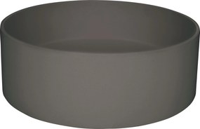 Deante Umývadlo na dosku Silia ø36 cm - CQS TU4S, granit, antracit metalic