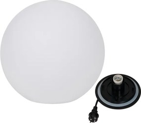 Kanlux 45933 - Vonkajšie svietidlo STONO 1xE27/20W/230V pr. 50 cm IP65 biele
