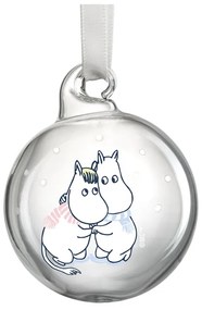 Set vianočných ozdôb Moomin Let it snow 5cm / 4ks