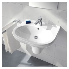 VILLEROY &amp; BOCH O.novo závesné umývadlo s otvorom, s prepadom, 550 x 450 mm, biela alpská, 51605501