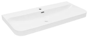 Nábytkové umývadlo SAT Fusion 100,6x46 cm otvor pre batériu uprostred SATFUS10046, 1 ks