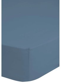 Modrá elastická plachta z bavlneného saténu HIP, 160 x 200 cm