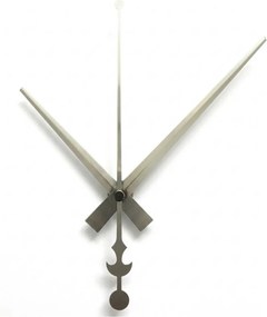 Strieborné hliníkové ručičky na hodiny - dizajn kotvy 16 / 12 cm 4756 R107