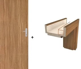 Protipožiarne dvere Naturel Naturel technické pravé 80 cm orech karamelový SETDPOOK80P
