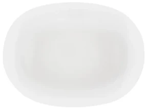 Altom Servírovací tanier z opálového skla White harmony 23 x 16 cm